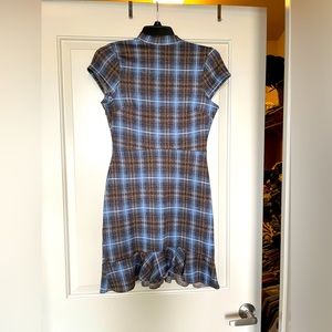 short plaid dress